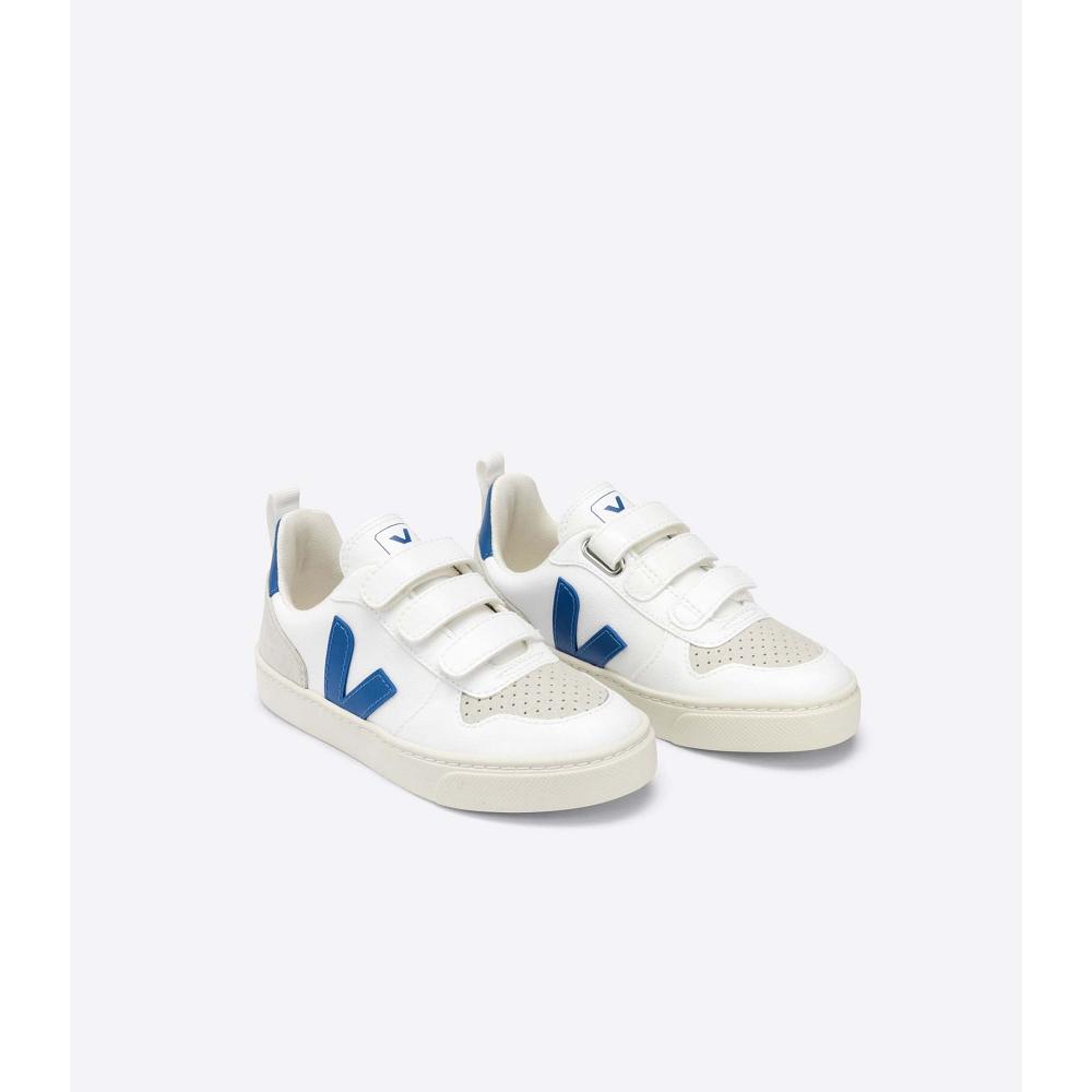 Veja V-10 CWL Schoenen Kinderen Wit Indigo | NL 776JPQ